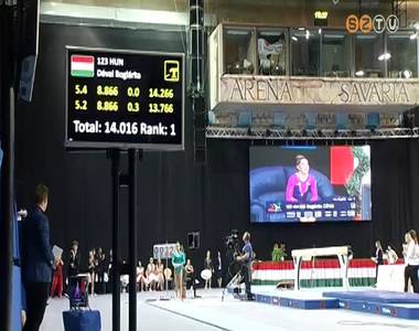 D�vai Bogl�rka ez�st�rmes lett ugr�sban a szombathelyi Torna Challenge Vil�gkup�n